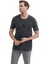 Bisiklet Yaka Regular Fit Pamuklu Triko Tişört 2