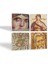 Soteria Mozaiği, Çingene Kızı, Mozaik Serisi Taş Bardak Altlığı Seti - 4 Parça - Dekoratif, Rustik Mutfak Aksesuarı, 10X10 Cm, Kaydırmaz Tabanlı, Şık ve Dayanıklı SC121 3