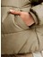 62169267 Classics Padded Jacket Krem Kadın Kapüşon Yaka Regular Fit Mont 5