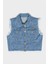 Kız Çocuk Denim Yelek 5