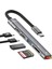 Lightning + USB C - USB Adaptörü 5'i 1 Arada USB Otg Adaptörü, USB 3.0 Hub ile Sd/tf Kart Okuyucu/pd Hızlı Şarj iPhone 14/13/12, Çoğu C Tipi Telefon, iPad Pro, Dizüstü Bilgisayarlara Uyumlu 1