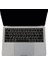 Arapça Klavye Macbook Pro Kılıf 12INÇ A1534-13INÇ A1708 Us Enter ile Uyumlu Siyah 3