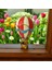Jayland Retro Metal Sıcak Hava Balonu Biblo – Orta Boy Dekoratif Obje – 21x21x35 cm 3