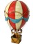 Jayland Retro Metal Sıcak Hava Balonu Biblo – Orta Boy Dekoratif Obje – 21x21x35 cm 6