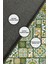 Yeşil Patchwork Seramik Desenli Dokuma Tabanlı Yazlık Halısı Çini Desenli Banyo Halısı 5