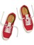 100103R01W-OCA Low Canvas Sneaker Kırmızı Kadın Lifestyle Ayakkabı 4