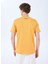 Turuncu Erkek Bisiklet Yaka Relaxed Fit Baskılı T-Shirt D4SM-TST3258 5