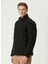 Dik Yaka Slim Fit Kapitone Siyah Erkek Mont 1091818 4