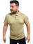 Taktik Tshirt Polo Yaka Kısa Kol Bej Renk 1