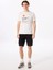 D5SM-TST3751 Ekru Bisiklet Yaka Relaxed Fit Baskılı T-Shirt 2