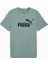 68253330 Ess No. 1 Logo Tee (S) Gre Siyah Yuvarlak Yaka Regular Fit Baskılı Erkek T-Shirt 6