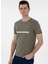 Haki Erkek Slim Fit T-Shirt Kıko 3
