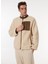 Kırık Beyaz Erkek Dik Çift Taraflı Relaxed Düz Sweatmont D4WM-SWT3289 3