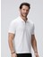 Beyaz Erkek Slim Fit T-Shirt 1093860 4