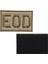 Bej Zemin Eod Nakış Patch Peç - 9x5 cm 2
