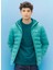 Su Yeşili Erkek Mont L87HSZDO Puffer Ceket 2