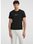 Siyah Erkek Regular Fit Desenli T-Shirt M4YI52K8HM0JBLK Gj Ss Cn Slım Logo 2