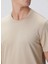 Bej Erkek Slim Fit T-Shirt 1094077 6