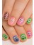 Renkli Çocuk Tırnak Sticker Seti – 20 Tırnak Bandı + Törpü + Yüzük (5+ Yaş) 5