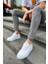 J040 C-Rey Ortopedik Taban Günlük Cilt Erkek Sneaker Spor Ayakkabı Cbt Beyaz 3