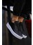 J017 Pyramid Ortopedik Taban Günlük Cilt Erkek Sneaker Spor Ayakkabı Cbt Siyah 2