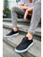 J040 C-Rey Ortopedik Taban Günlük Cilt Erkek Sneaker Spor Ayakkabı Cbt Siyah 3