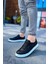 J043 Cowien Ortopedik Taban Günlük Cilt Erkek Sneaker Spor Ayakkabı Cbt Siyah 1
