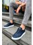 J040 C-Rey Ortopedik Taban Günlük Cilt Erkek Sneaker Spor Ayakkabı Cbt Lacivert 4