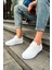 J015 First Edition Ortopedik Taban Günlük Cilt Erkek Sneaker Spor Ayakkabı Cbt Beyaz 4