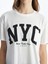 Xsıde Bisiklet Yaka New York City Baskılı Kadın T-Shirt (S5) 3