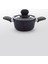 Mini Granit Tencere Seti, 4 Parça, Siyah, Dayanıklı ve Şık Tasarım 2