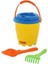 Renkli Bahçe ve Plaj Seti: Kova, Elek, Kürek, Tırmık ve Sulama Kabı 2