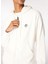 Kırık Beyaz Kadın Kapüşon Relaxed Düz Sweatmont D4WL-SWT3093 5
