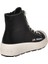 Siyah-Beyaz Kadın Deri Sneaker JA15875G0HIA000A 4
