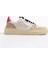 Beyaz-Pembe Kadın Deri Sneaker HYPER-D807 1