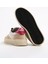 Beyaz-Pembe Kadın Deri Sneaker HYPER-D807 4