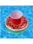 Şişme Deniz Havuz Bardak Tutucu, Karpuz Dilimi Tasarımı, 16X16 cm 3