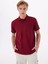 Bordo Erkek Relaxed Fit Polo T-Shirt D4SM-TST3248 1