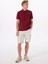 Bordo Erkek Relaxed Fit Polo T-Shirt D4SM-TST3248 2