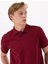 Bordo Erkek Relaxed Fit Polo T-Shirt D4SM-TST3248 3