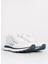 Beyaz-Lacivert Erkek Deri Sneaker FU0876.B00MIO46M 2