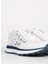 Beyaz-Lacivert Erkek Deri Sneaker FU0876.B00MIO46M 3