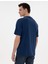 Açık Lacivert Comfort Fit Basic Tişört 5