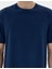 Açık Lacivert Comfort Fit Basic Tişört 6