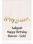7 Yaş Pembe Kız Çocuk Doğum Günü Konsepti 16INÇ Pembe Rakam Happy Birthday Bannerlı Set 3