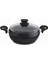 28 cm Derin Güveç Tencere, Siyah, Boyalı Saplı, Dayanıklı ve Şık Tasarım 1
