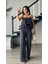 Indigo Premium Tnsel Kumaş Bluz Pantolon Takım 5