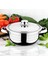 Derin Çelik Tencere, Metal Kulp, 30 Cm, 10,3 Litre, Dayanıklı ve Şık Tasarım 1