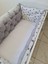 60 x 120 - Bebek Beşik Kenar Koruma Takımı - 40 cm Yükseklik, Yıkanabilir 2