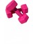 Fuşya Pembe Mini Plates ve Dambıl Seti, Sağlıklı ve Şık Spor Ekipmanı 6